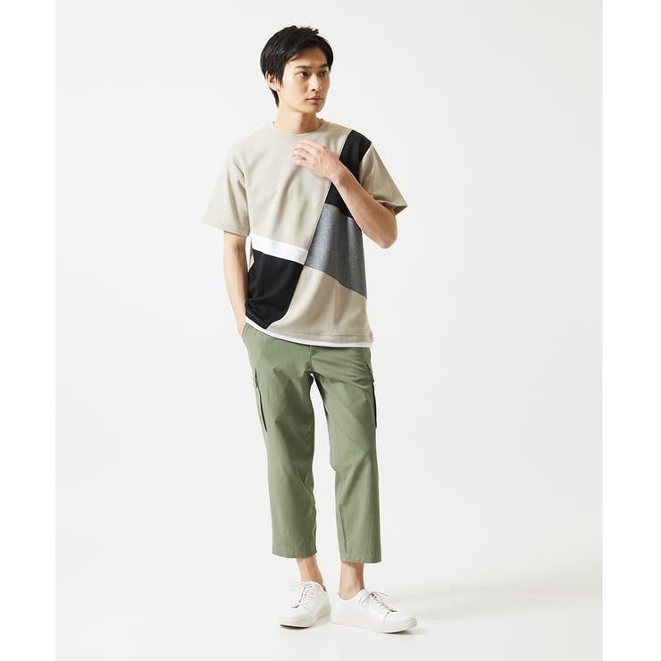 【接触冷感】COOLタッチブロックTシャツ | MK MICHEL KLEIN homme | 詳細画像3 