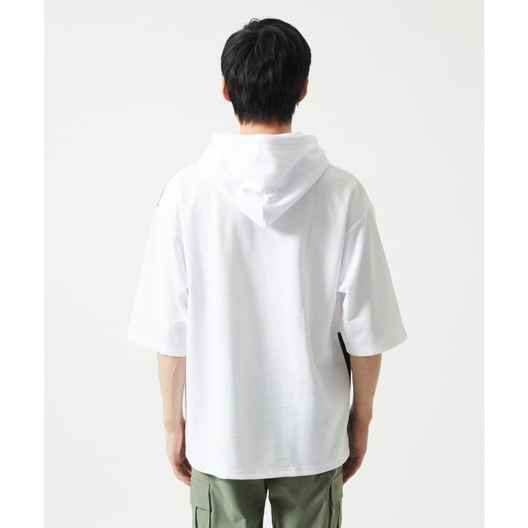 【接触冷感】COOLタッチブロックプルオーバーパーカー | MK MICHEL KLEIN homme | 詳細画像14 