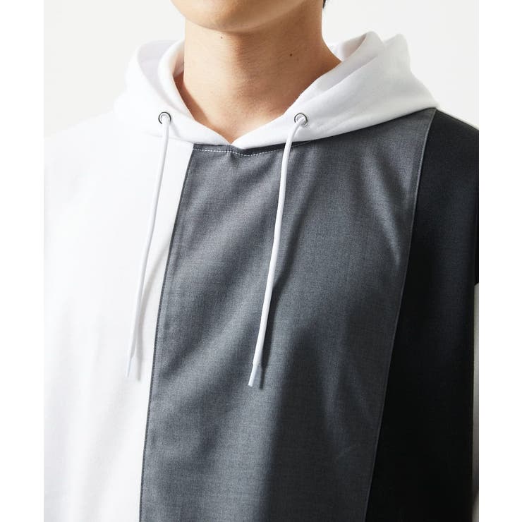 【接触冷感】COOLタッチブロックプルオーバーパーカー | MK MICHEL KLEIN homme | 詳細画像15 