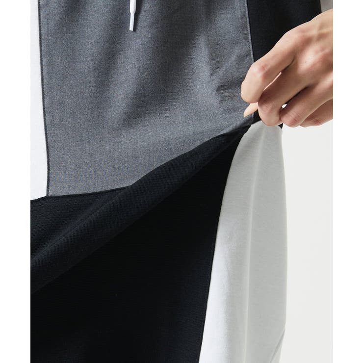 【接触冷感】COOLタッチブロックプルオーバーパーカー | MK MICHEL KLEIN homme | 詳細画像19 