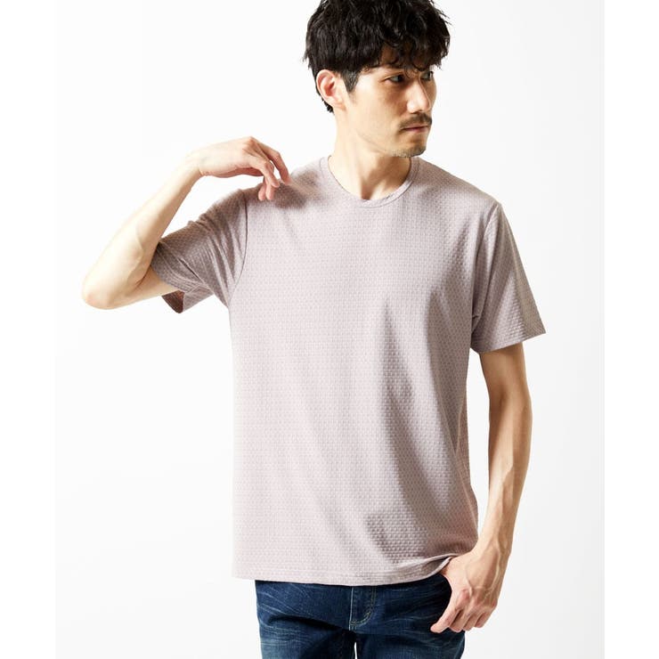 【接触冷感】ティサ―ジュジャガードカットソー | MK MICHEL KLEIN homme | 詳細画像1 