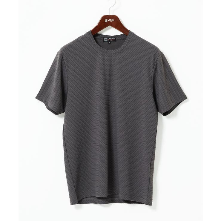 ダークグレー | 【接触冷感】ティサ―ジュジャガードカットソー | MK MICHEL KLEIN homme