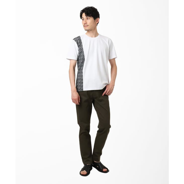 サイドデザイン切替えカットソー | MK MICHEL KLEIN homme | 詳細画像2 