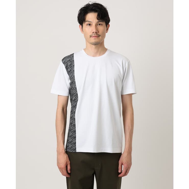 サイドデザイン切替えカットソー | MK MICHEL KLEIN homme | 詳細画像3 