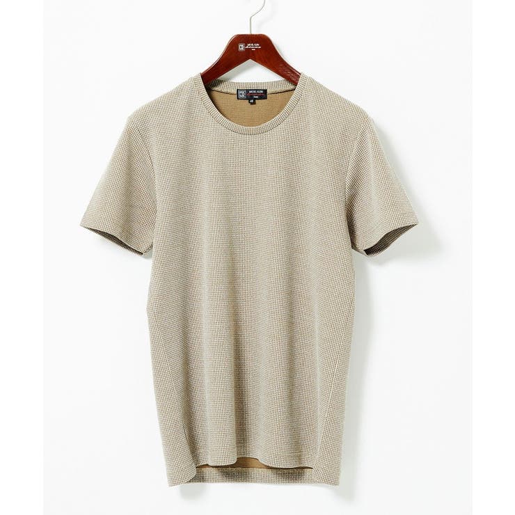カーキ | 【洗える】ワッフルカットソー | MK MICHEL KLEIN homme