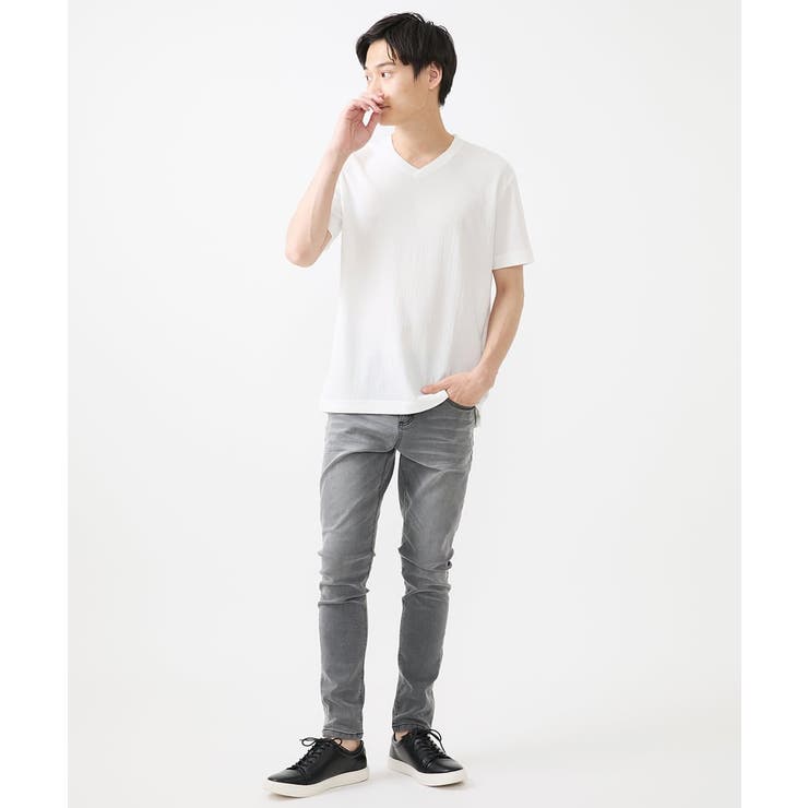 ジャージVネックカットソー | MK MICHEL KLEIN homme | 詳細画像11 