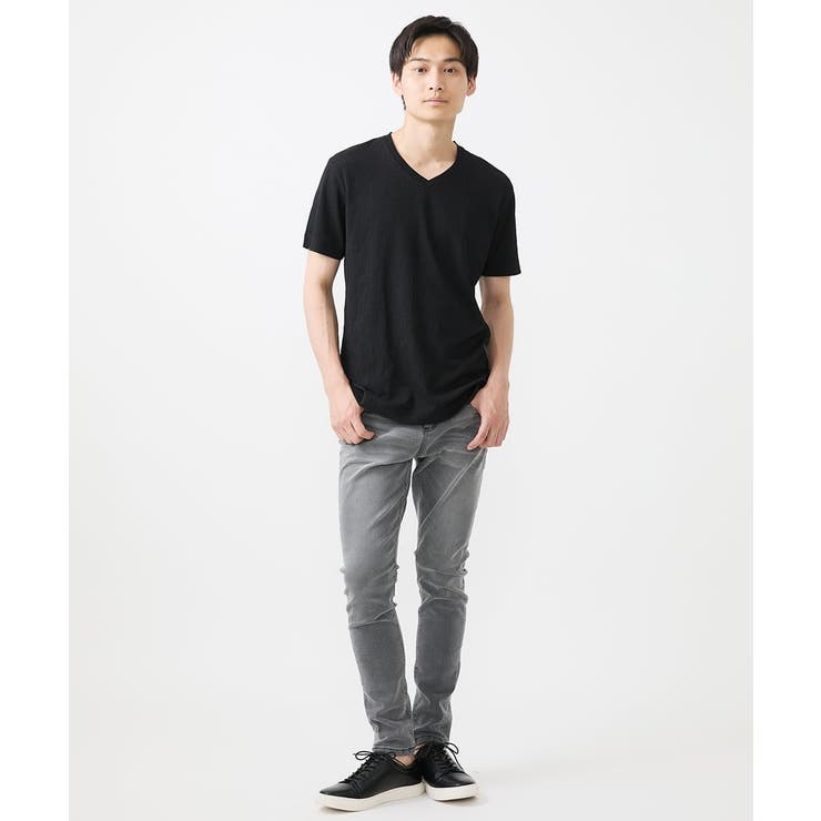 ジャージVネックカットソー | MK MICHEL KLEIN homme | 詳細画像13 