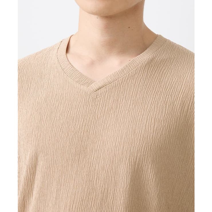 ジャージVネックカットソー | MK MICHEL KLEIN homme | 詳細画像5 