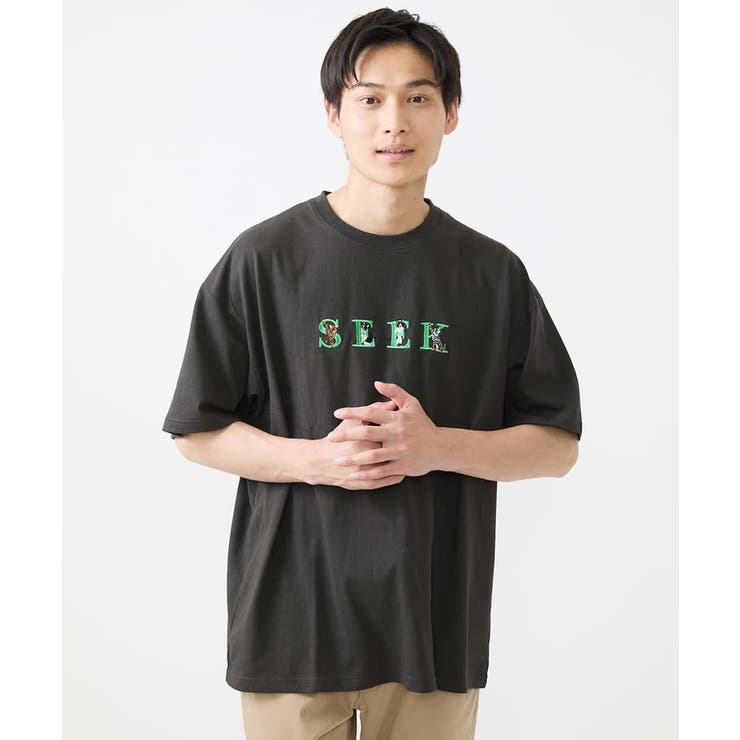 【残りわずか／ゆったりサイズ／ユニセックスで着られる】アニマル刺繍Tシャツ | MK MICHEL KLEIN homme | 詳細画像15 