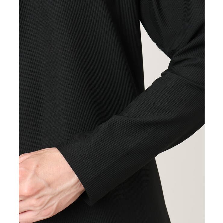 【洗える】ストライプテレコクルーネックカットソー | MK MICHEL KLEIN homme | 詳細画像12 