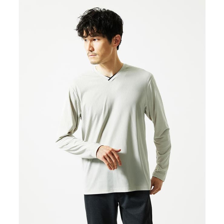 【接触冷感】ブライトシャドーストライプカットソー | MK MICHEL KLEIN homme | 詳細画像12