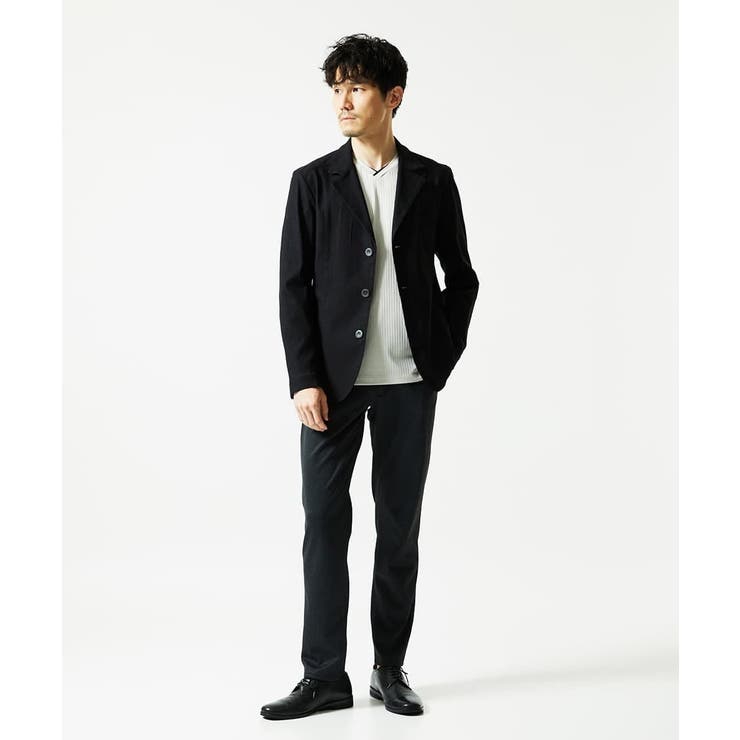 【接触冷感】ブライトシャドーストライプカットソー | MK MICHEL KLEIN homme | 詳細画像19