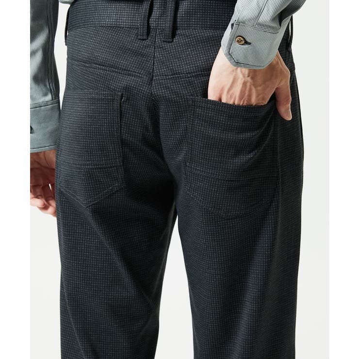 【セットアップ対応/ストレッチ】TECEASY千鳥柄スラックス | MK MICHEL KLEIN homme | 詳細画像8