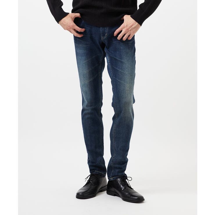 ブルー | ヴィンテージストレッチデニム | MK MICHEL KLEIN homme