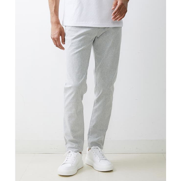 ライトグレー(91) | コードレーンストレッチパンツ | MK MICHEL KLEIN homme