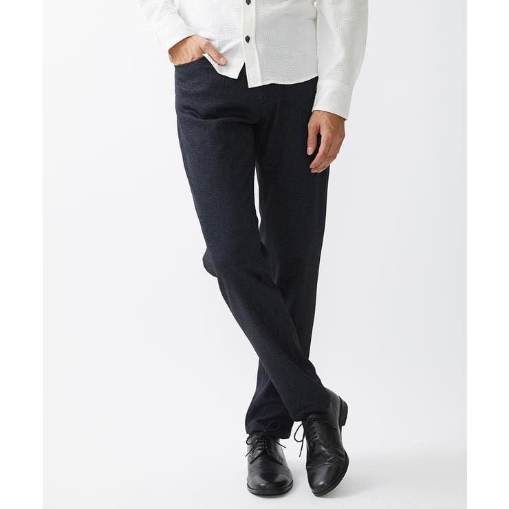 ネイビー(57) | スラックス/TEC EASY JERSY   セットアップ | MK MICHEL KLEIN homme