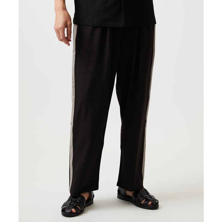 ブラック | サイドラインスラックス | MK MICHEL KLEIN homme