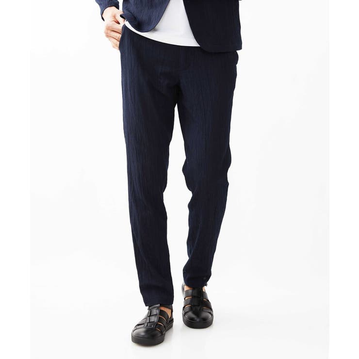 ネイビー | ヨウリュウワッシャー / パンツ セットアップ | MK MICHEL KLEIN homme