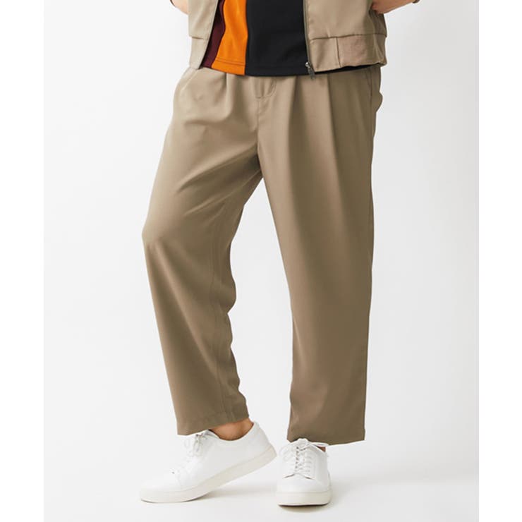 カーキ | パウダリーストレッチパンツ  セットアップ | MK MICHEL KLEIN homme