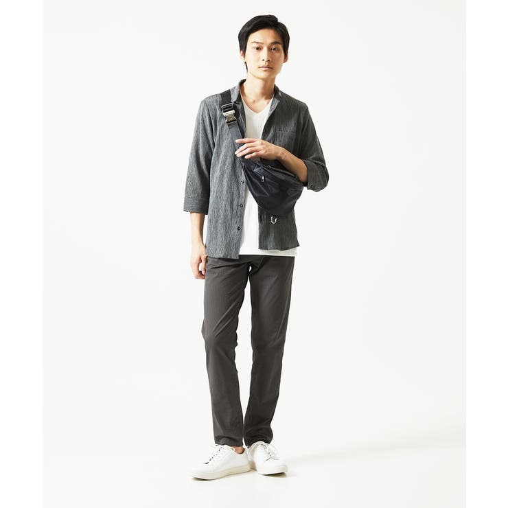 【洗える / ストレッチ素材】サッカーストライプパンツ | MK MICHEL KLEIN homme | 詳細画像23 