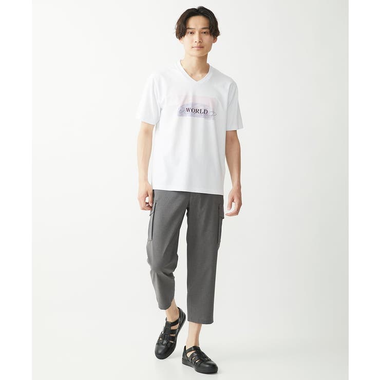 クロップドカーゴパンツ シャリポリストレッチ | MK MICHEL KLEIN homme | 詳細画像12 