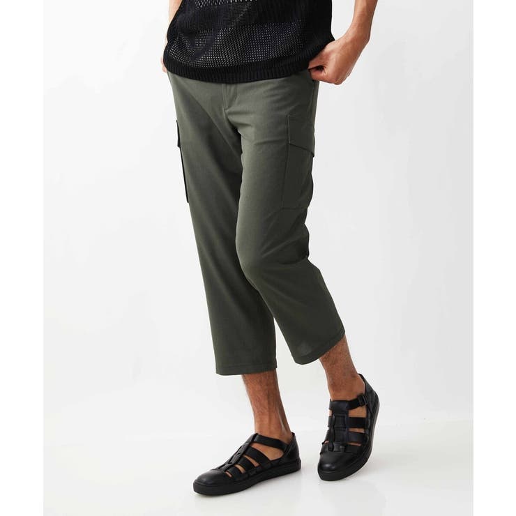 クロップドカーゴパンツ シャリポリストレッチ | MK MICHEL KLEIN homme | 詳細画像3 