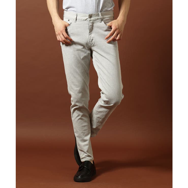 ストライプ柄パンツ[品番：ITKW0006487]｜MK MICHEL KLEIN homme