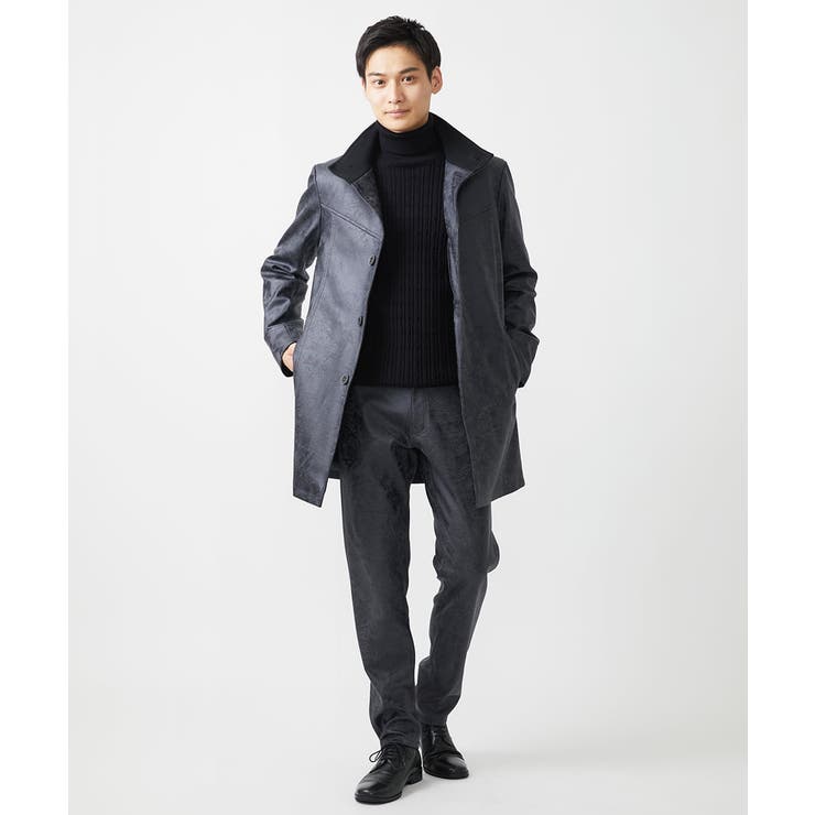 スタンドコート/TECレザージャージ | MK MICHEL KLEIN homme | 詳細画像19 