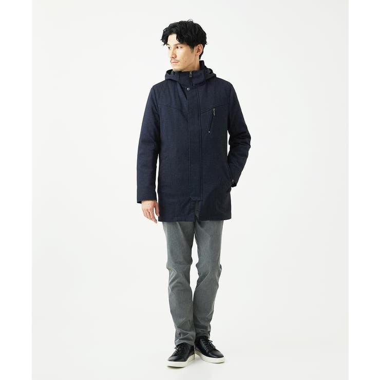 【4サイズ展開/中綿ライナー付/3WAY】フード付きコート /TECEASY | MK MICHEL KLEIN homme | 詳細画像13