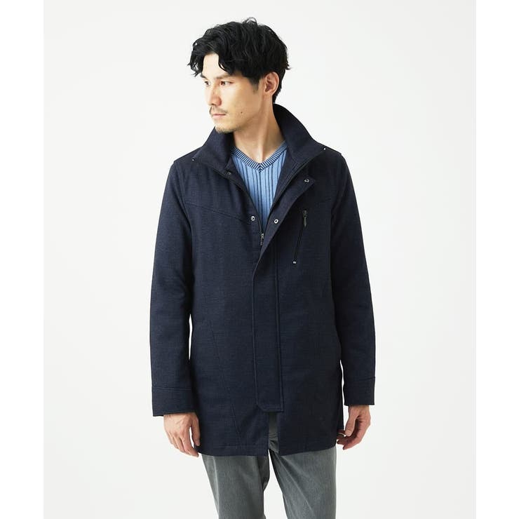 【4サイズ展開/中綿ライナー付/3WAY】フード付きコート /TECEASY | MK MICHEL KLEIN homme | 詳細画像14