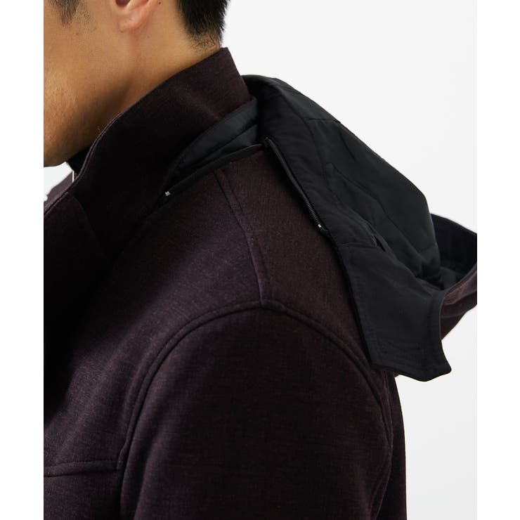 【4サイズ展開/中綿ライナー付/3WAY】フード付きコート /TECEASY | MK MICHEL KLEIN homme | 詳細画像33