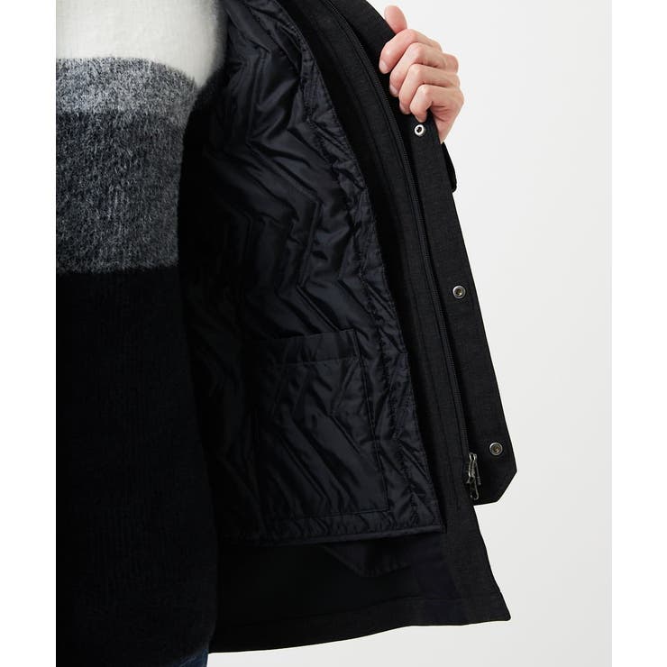 【4サイズ展開/中綿ライナー付/3WAY】フード付きコート /TECEASY | MK MICHEL KLEIN homme | 詳細画像8
