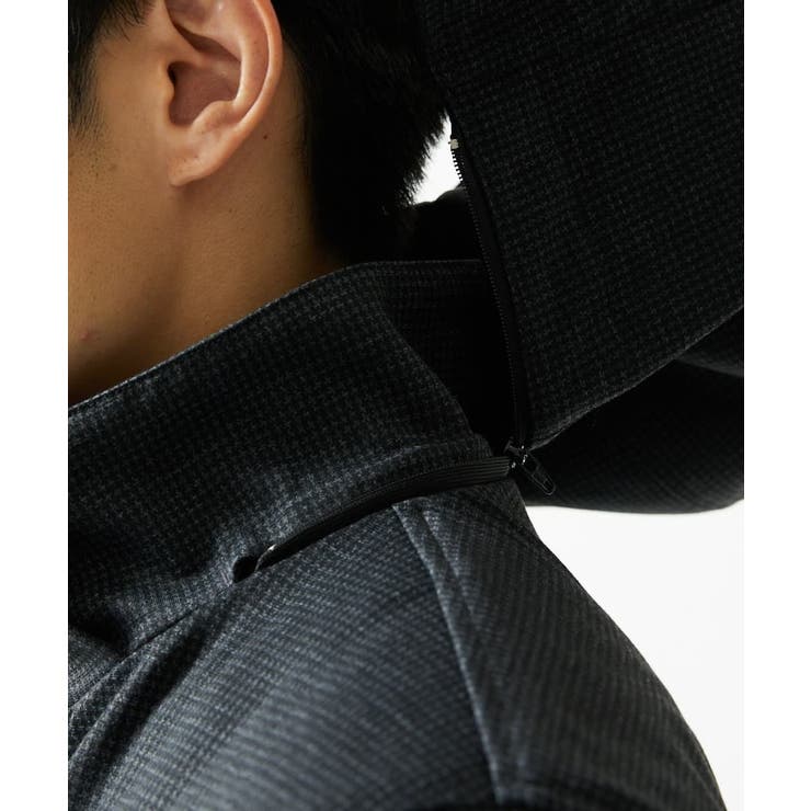 【４サイズ/中綿ライナー付/３WAY】フード付きコート / 千鳥柄 | MK MICHEL KLEIN homme | 詳細画像10 