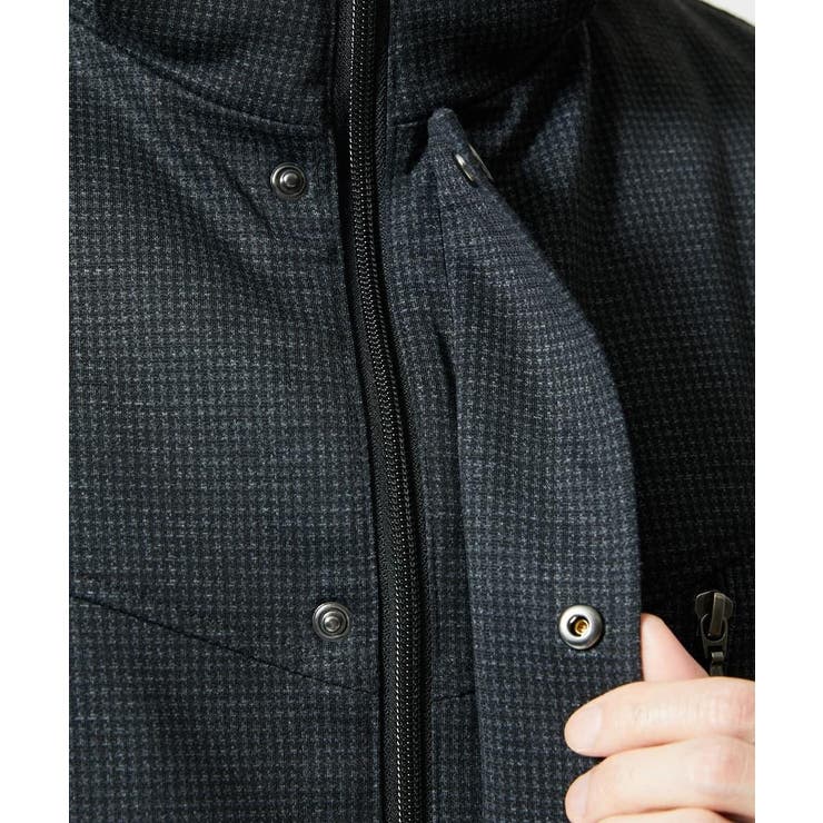 【４サイズ/中綿ライナー付/３WAY】フード付きコート / 千鳥柄 | MK MICHEL KLEIN homme | 詳細画像16 