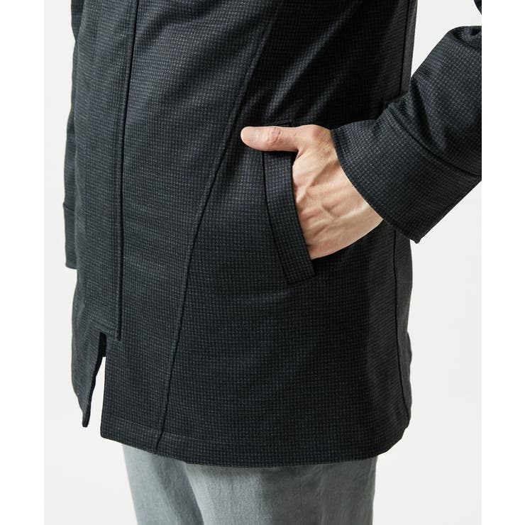 【４サイズ/中綿ライナー付/３WAY】フード付きコート / 千鳥柄 | MK MICHEL KLEIN homme | 詳細画像18 