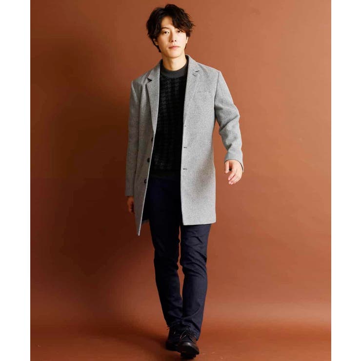 TEC EASY MELTON チェスターコート[品番：ITKW0001921]｜MK MICHEL 