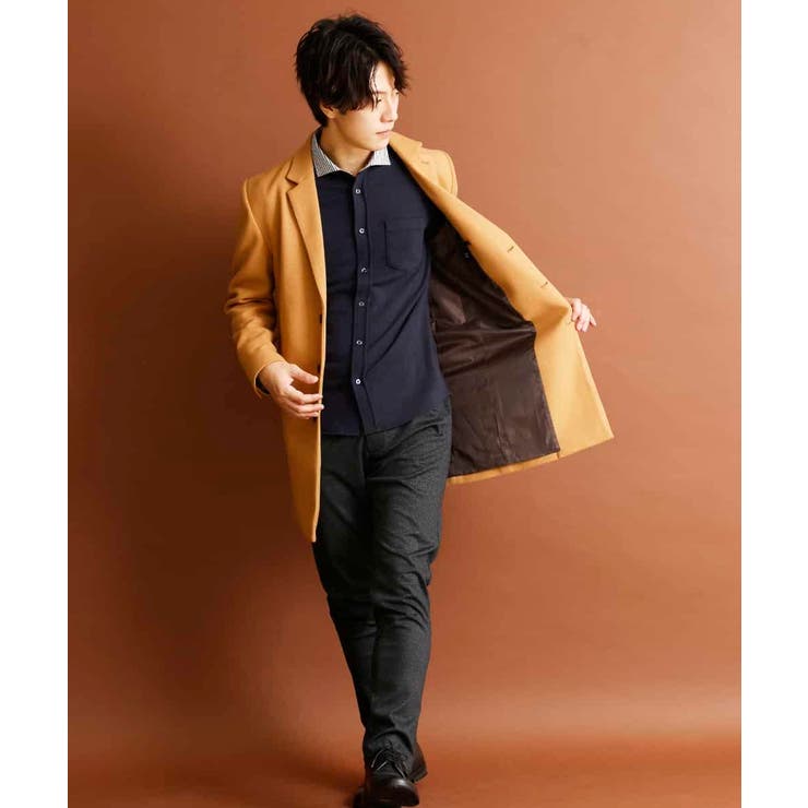 TEC EASY MELTON チェスターコート[品番：ITKW0001921]｜MK MICHEL 