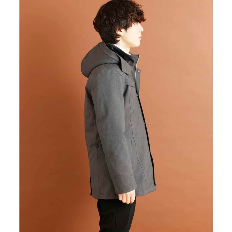 【レア】エマスライ2WAY HOODED MILITARY コート E/Sエマスライ 2WAY HOODED MILITARY COATモッズコート - メルカリ