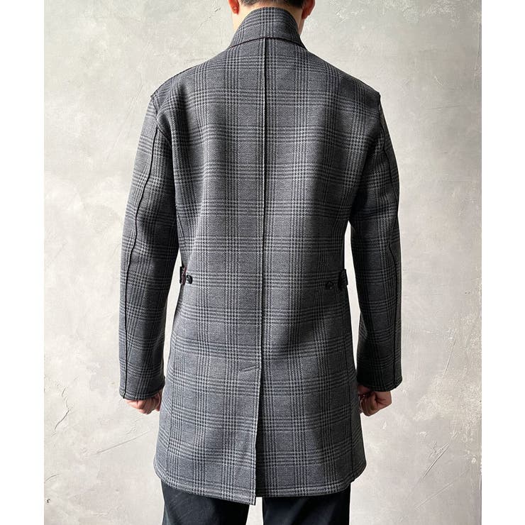 グレンチェックボンディングコート[品番：ITKW0015828]｜MK