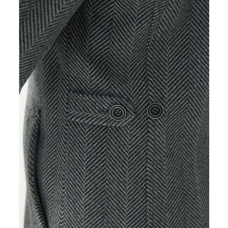 スタンドカラーコート/SILKYヘリンボン | MK MICHEL KLEIN homme | 詳細画像11 