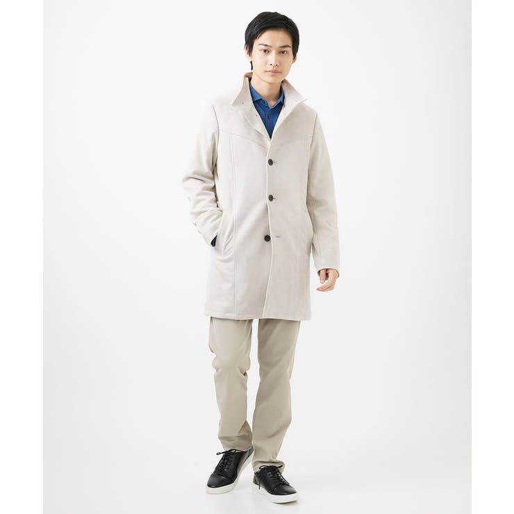 ライナー付き】スプリングコート/ポンチスエード[品番