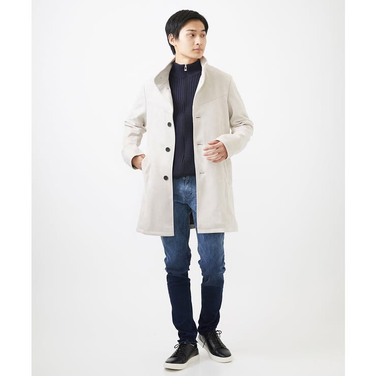 ライナー付き】スプリングコート/ポンチスエード[品番