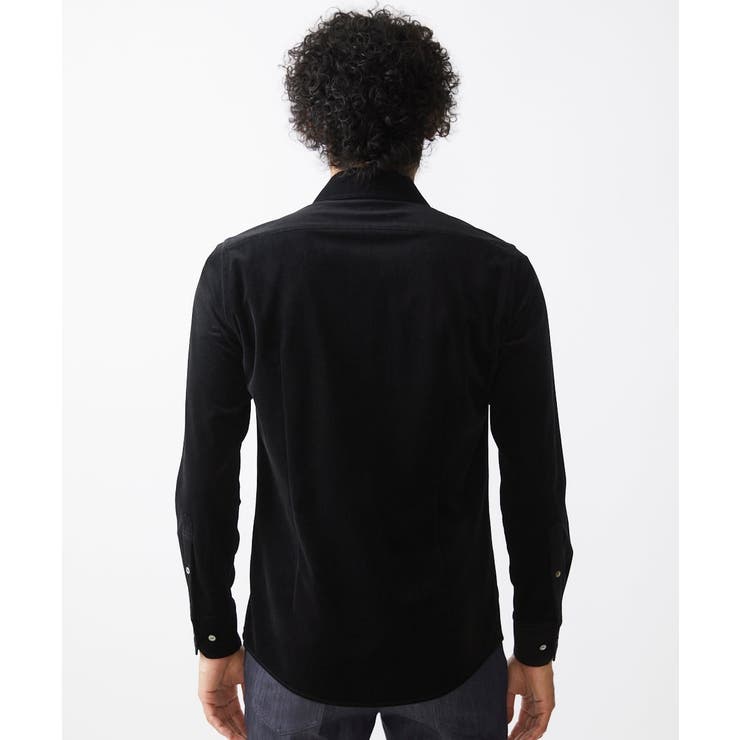 トリコットベロア長袖シャツ セットアップ | MICHEL KLEIN HOMME | 詳細画像10 