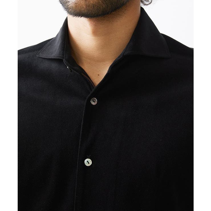 トリコットベロア長袖シャツ セットアップ | MICHEL KLEIN HOMME | 詳細画像11 