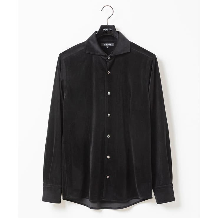 トリコットベロア長袖シャツ セットアップ | MICHEL KLEIN HOMME | 詳細画像16 