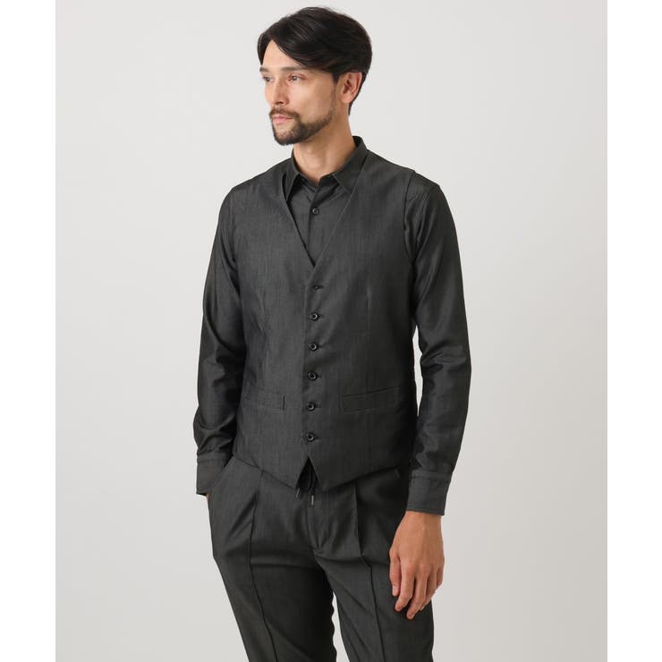 【セットアップ】デニム調長袖シャツ | MICHEL KLEIN HOMME | 詳細画像15 