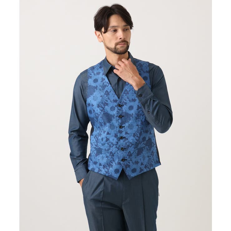 【セットアップ】デニム調長袖シャツ | MICHEL KLEIN HOMME | 詳細画像6 