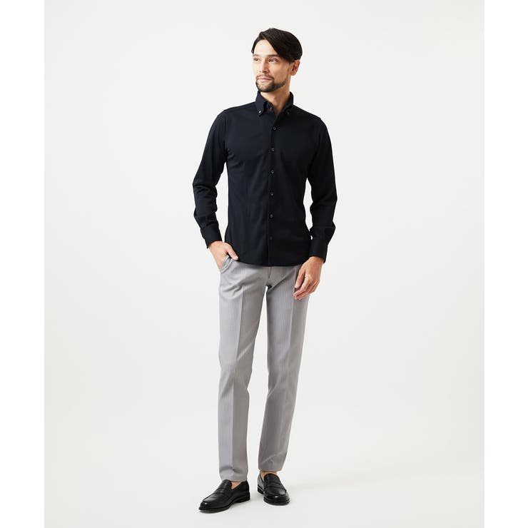 《日本製》ボタンダウン長袖シャツ | MICHEL KLEIN HOMME | 詳細画像14 