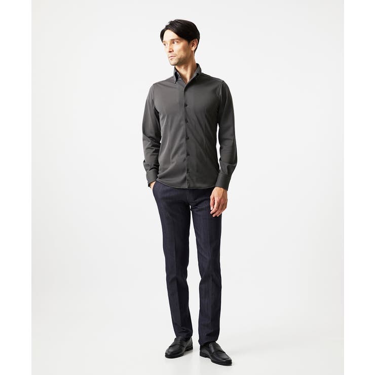 《日本製》ボタンダウン長袖シャツ | MICHEL KLEIN HOMME | 詳細画像2 