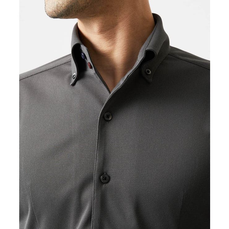 《日本製》ボタンダウン長袖シャツ | MICHEL KLEIN HOMME | 詳細画像5 